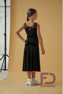 Black skirt for standard, short length