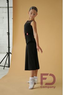 Black skirt for standard, short length