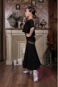 Black standard skirt for dance
