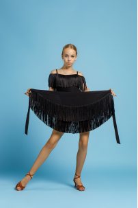 Ballroom latin dance skirt for girls by Grand Prix clothes style BBS510x Kids