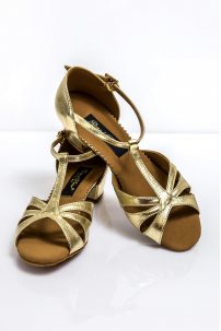 Туфлі для бальних танців для дівчаток від бренду Grand Prix модель CHBP616 Gold