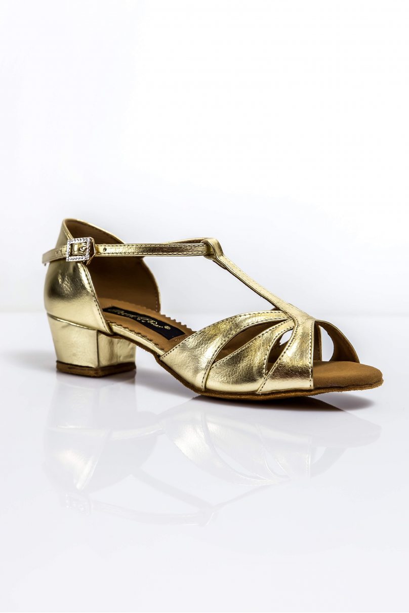 Girls ballroom dance shoes by Grand Prix style CHBP616 Gold