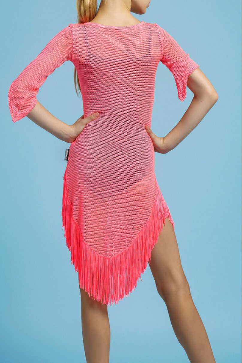 Сукня для бальних танців для дівчаток від бренду Grand Prix clothes модель FDD01xx Kids/Tropic grapefruit