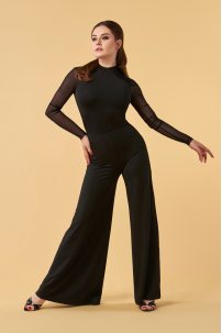 Жіночі штани для бальних танців стандарт від бренду Grand Prix clothes модель LSP4SYx/Black