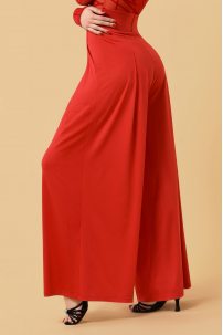 Жіночі штани для бальних танців стандарт від бренду Grand Prix clothes модель LMP03xx/Red