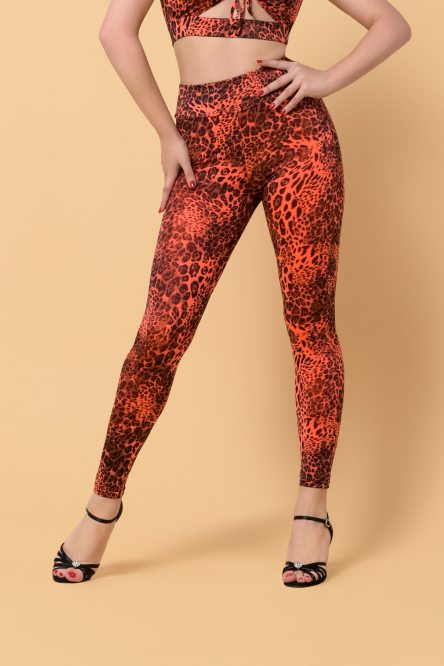 Dance Leggings by Grand Prix clothes style BHV41Dx/Coral