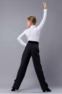 Boys ballroom dance shirt by Grand Prix clothes style MBBZ51R/Kids