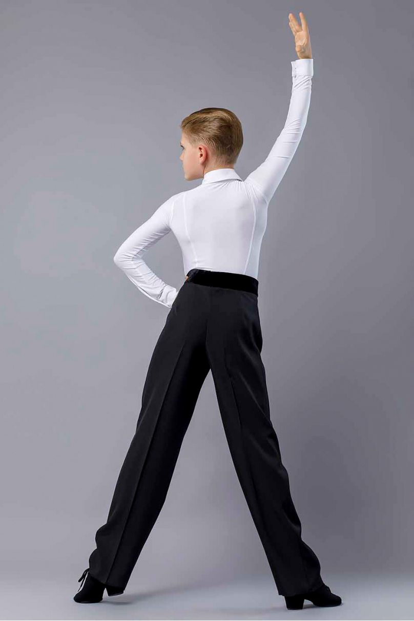 Boys ballroom dance shirt by Grand Prix clothes style MBBZ51R/Kids