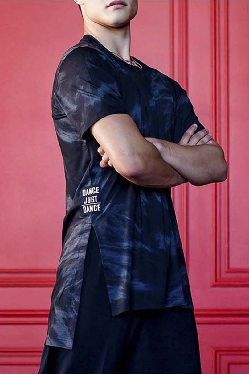 Чоловічі футболки для бальних танців латина від бренду Grand Prix clothes модель LCT01xx Smoky Grey