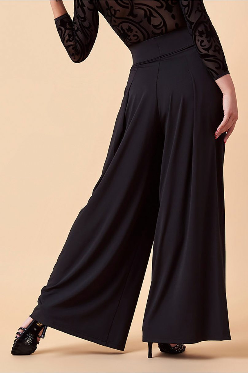 Women's ballroom dance pants by Grand Prix clothes style LMP03xx/Black