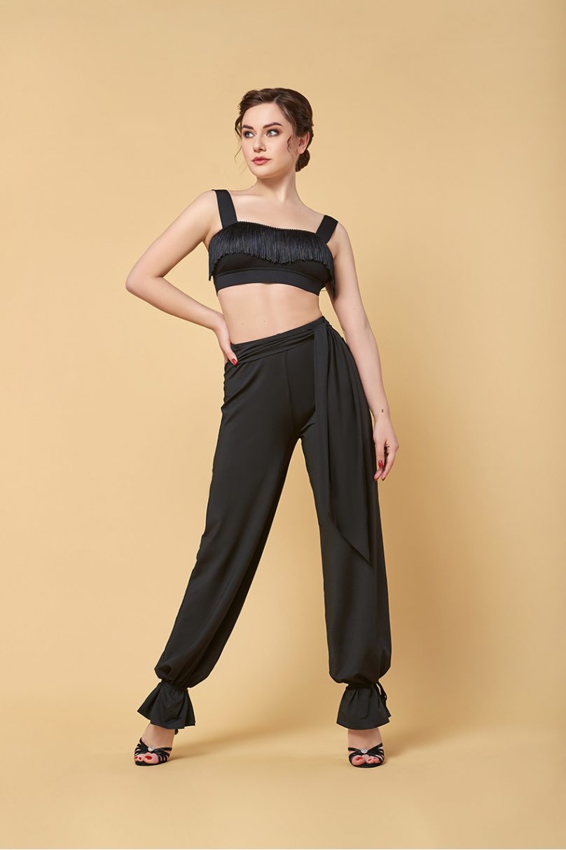 Ladies latin dance pants by Grand Prix clothes model RPP44xx
