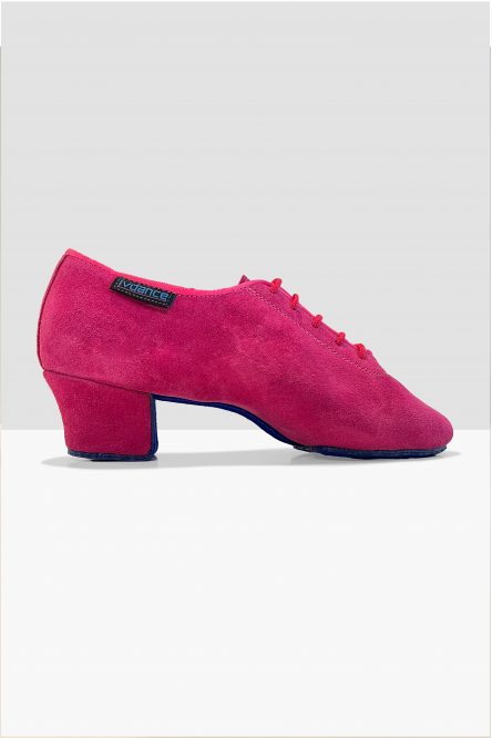 Жіночі тренувальні туфлі для бальних танців від бренду IV Dance модель LA-13T Fuchsia/Ultramarine