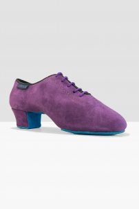 Тренувальні туфлі із замші для танців LA-13Т Violet/Turquoise, IV Dance