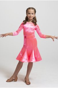 Ballroom dance competition dress for girls by PRIMABELLA product ID Платье FLAMANT KID
