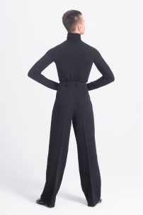 Чоловічі штани для бальних танців стандарт від бренду PRIMABELLA модель Брюки FOLD BLACK