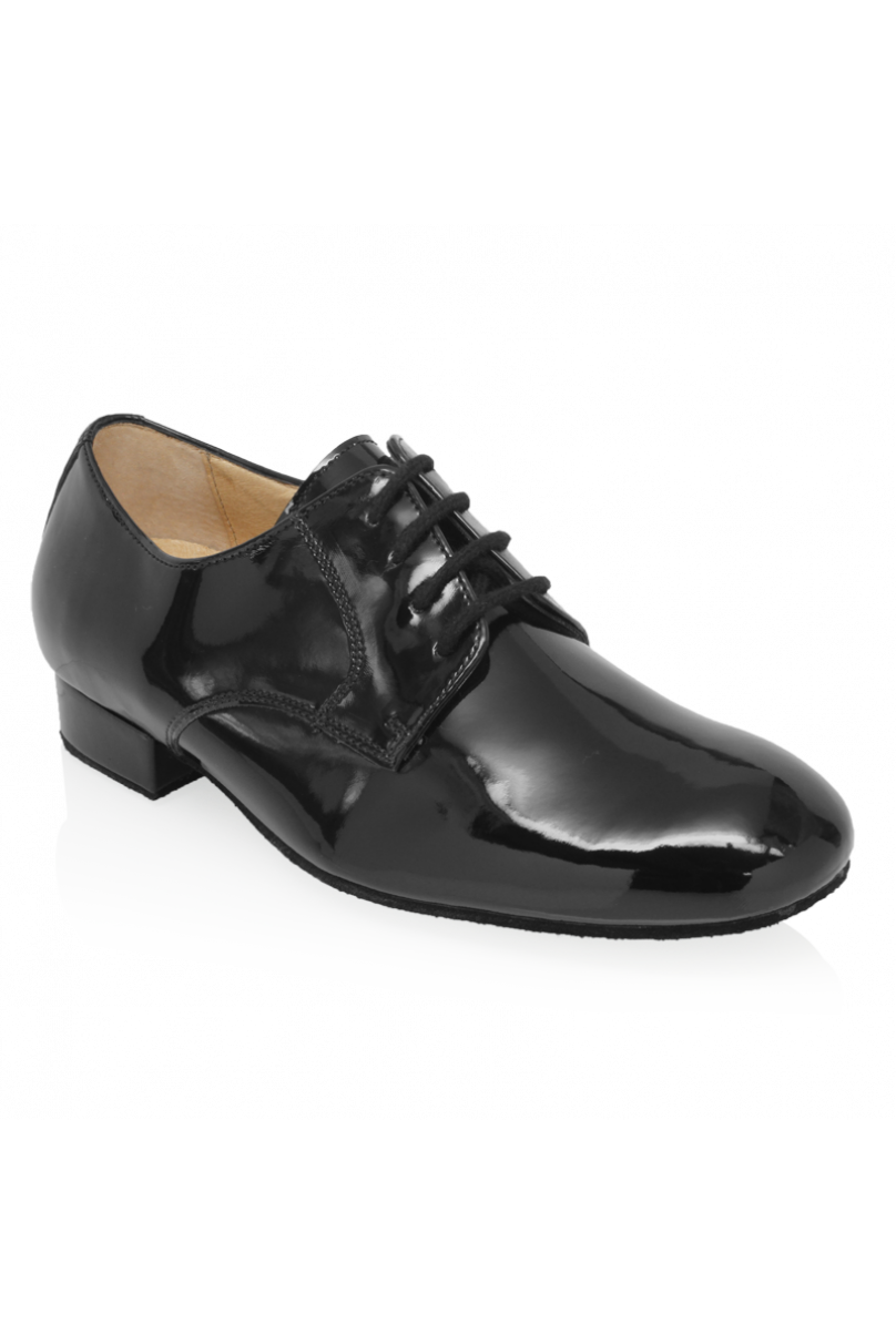 Style Ebony Black Patent Ballroom dance shoes