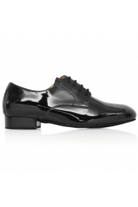 Style Ebony Black Patent Ballroom dance shoes