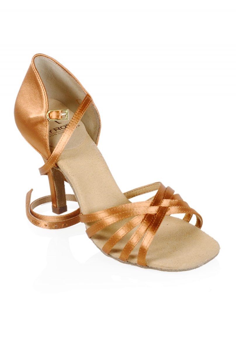 Женские туфли для бальных танцев латина от бренда Ray Rose модель 836-X Hygea Xtra/Light Tan Satin