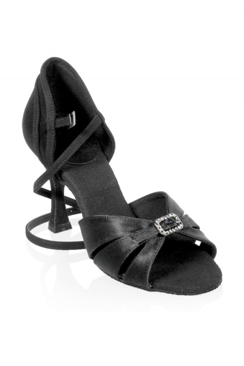 Ladies latin dance shoes by Ray Rose style 871-X Pavo/Black Satin