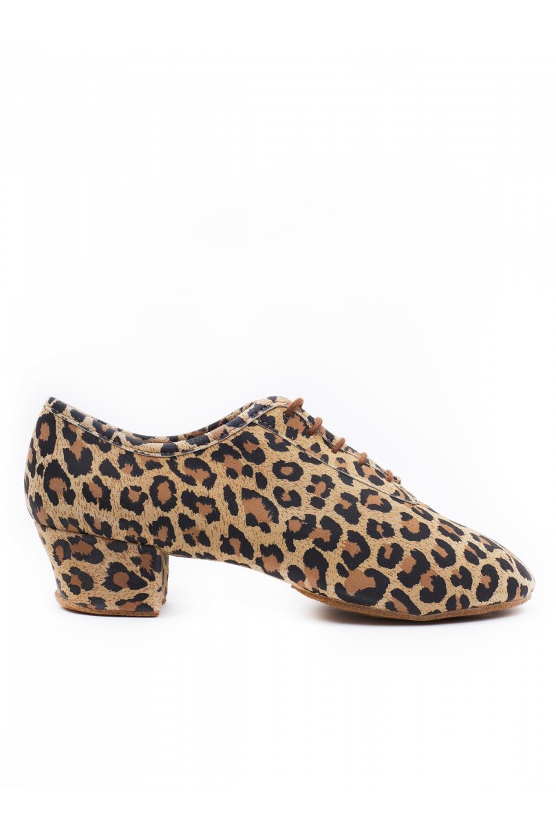 Practice dance shoes for Women Style 415 Solstice Leopard Print Leather