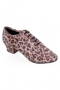 Жіночі тренувальні туфлі для бальних танців від бренду Ray Rose модель 415Solstice/Pink Leopard Print Leather
