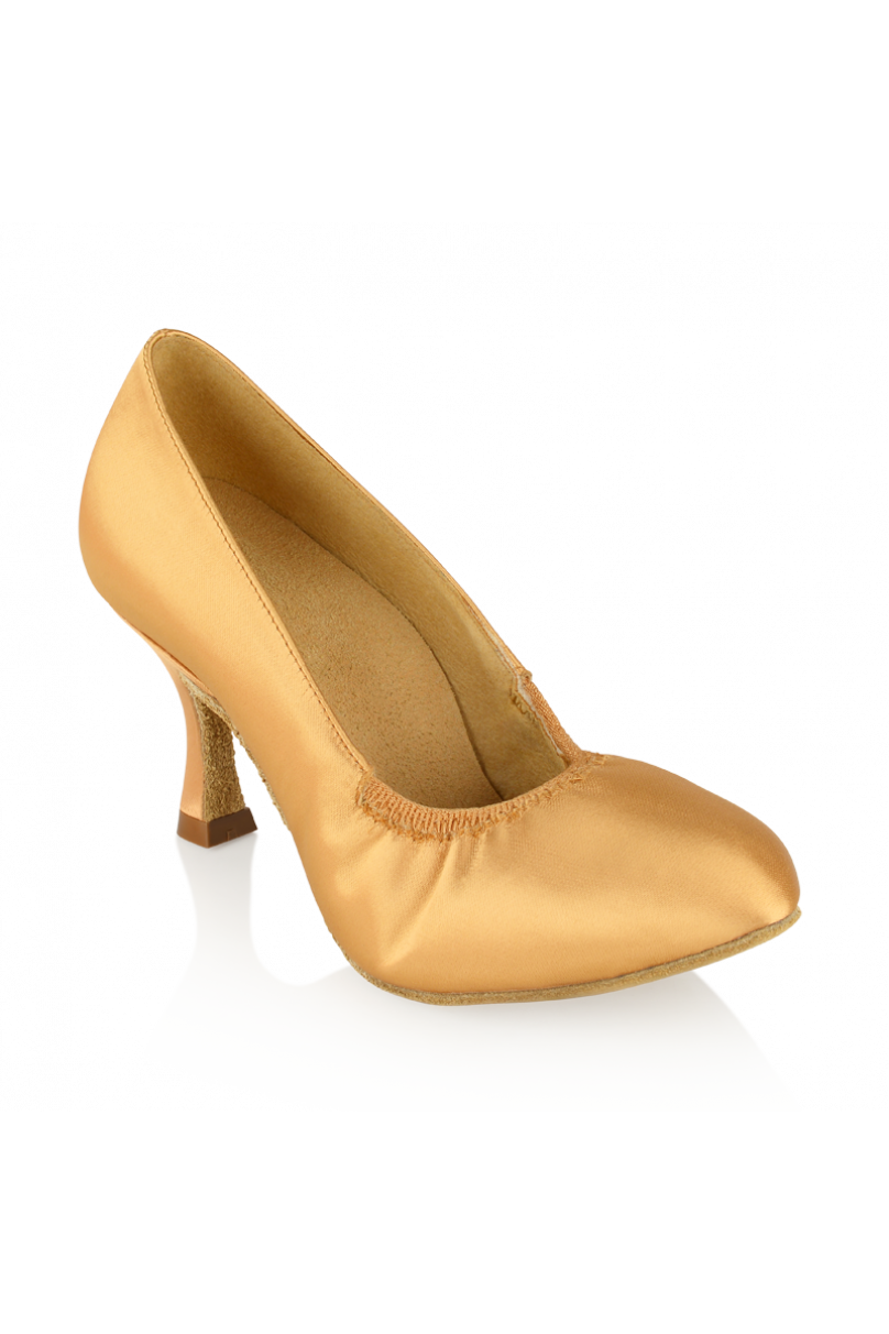 Ladies ballroom dance shoes by Ray Rose style 108AFLESH SATIN