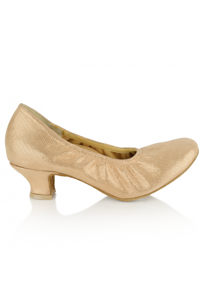 Ladies ballroom dance shoes by Ray Rose style 112FLESH LEATHER