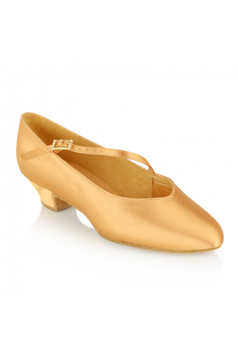 Ladies ballroom dance shoes by Ray Rose style 206FLESH SATIN
