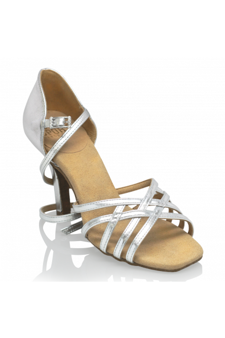 860 - Kalahari Silver Ladies Latin Dance Shoes