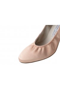 Жіночі туфлі для бальних танців стандарт від бренду Werner Kern модель Laura/Satin flesh