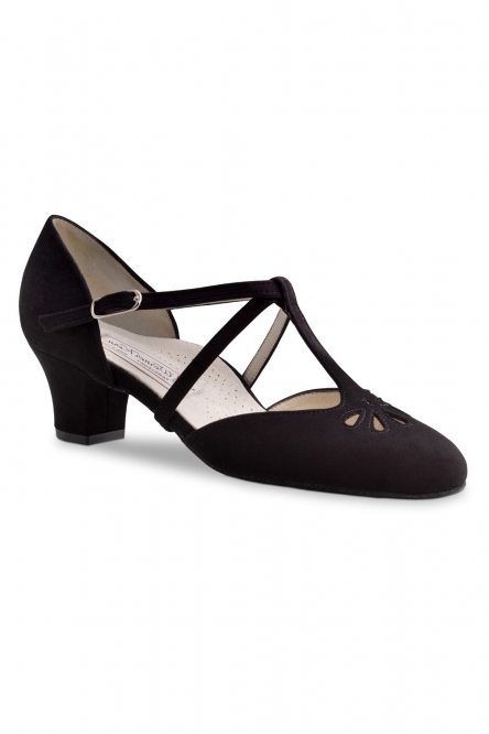 Social dance shoes Werner Kern model Lea/Suede black
