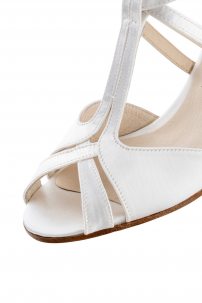 Bridal dance shoes for women Werner Kern model Francis LS/Satin white