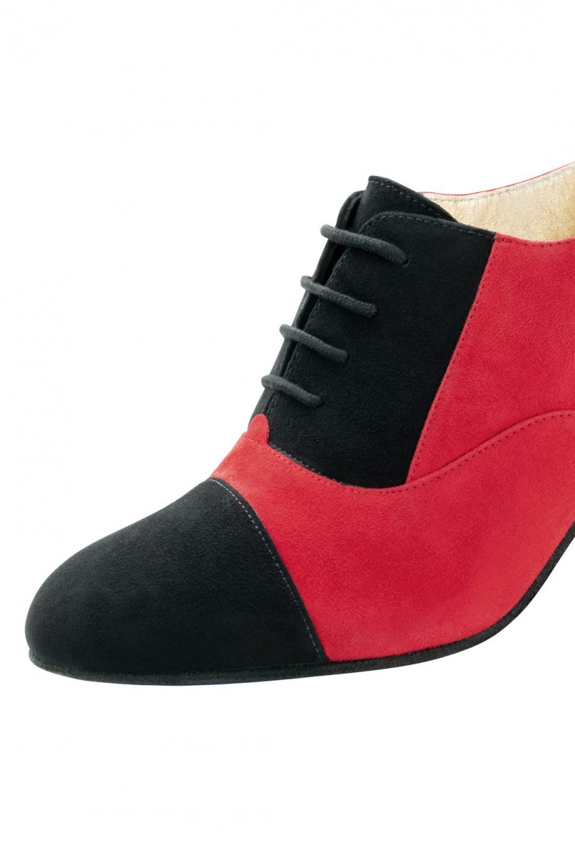 Social dance shoes Werner Kern model Vicky/Suede black/red