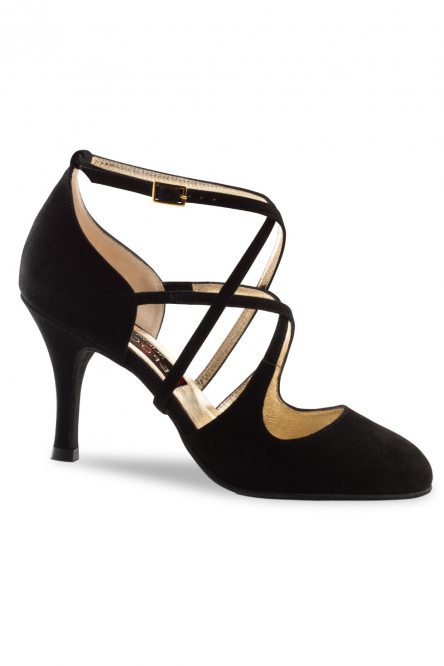 Social dance shoes Werner Kern model Jaida/Suede black