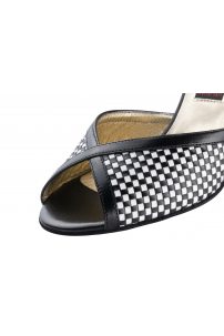 Social dance shoes Werner Kern model Simona/Nappa leather black/white