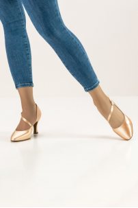 Жіночі туфлі для бальних танців стандарт від бренду Werner Kern модель Rita/Satin flesh