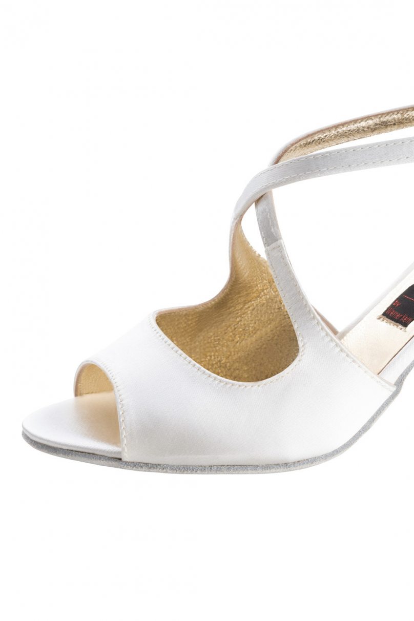 Bridal dance shoes for women Werner Kern model Mable/Satin white
