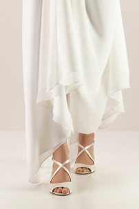 Bridal dance shoes for women Werner Kern model Mable LS/Satin white