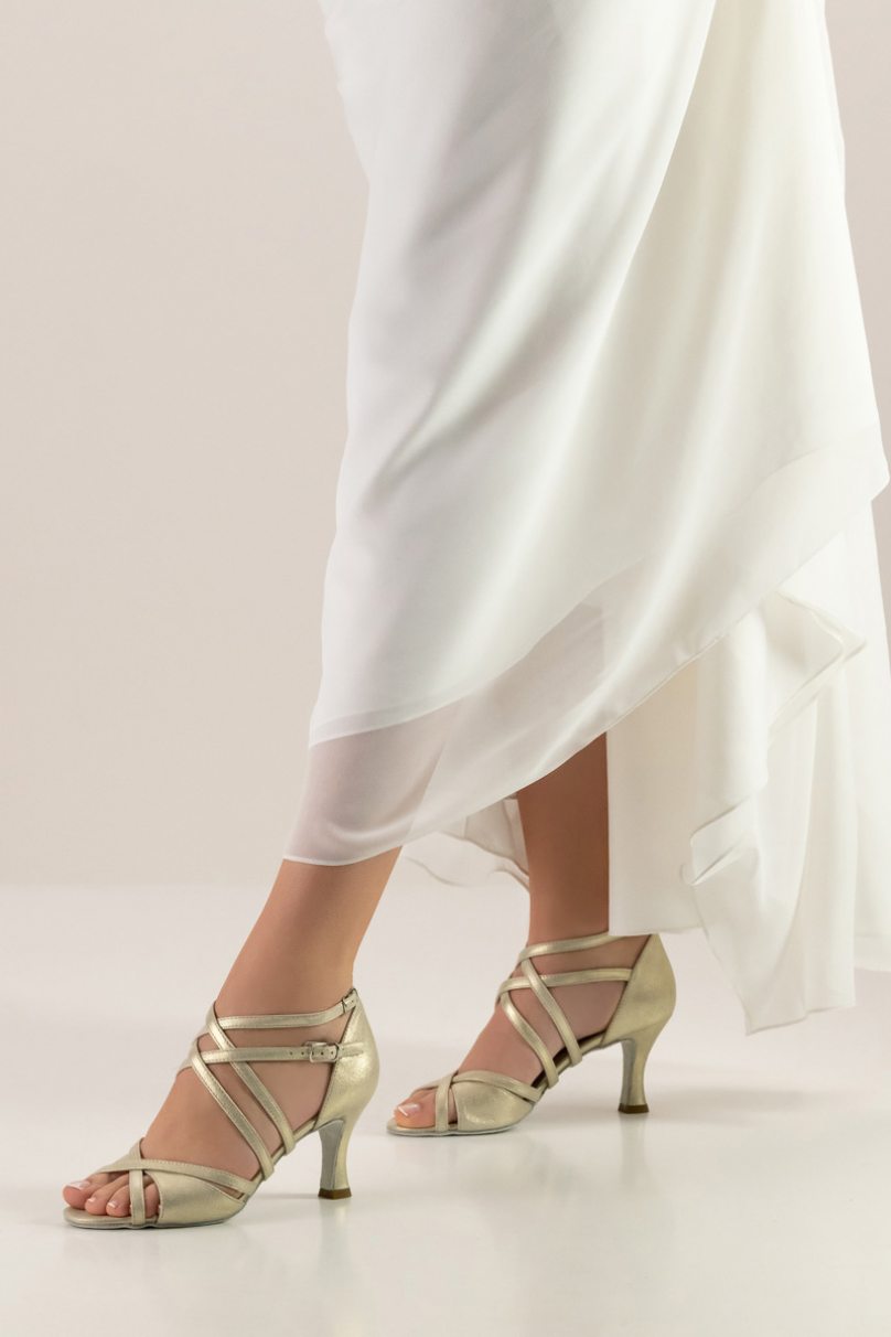 Social dance shoes Werner Kern model Eva/Nappa perl nude