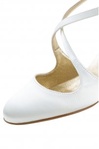 Bridal dance shoes for women Werner Kern model India LS/Satin white