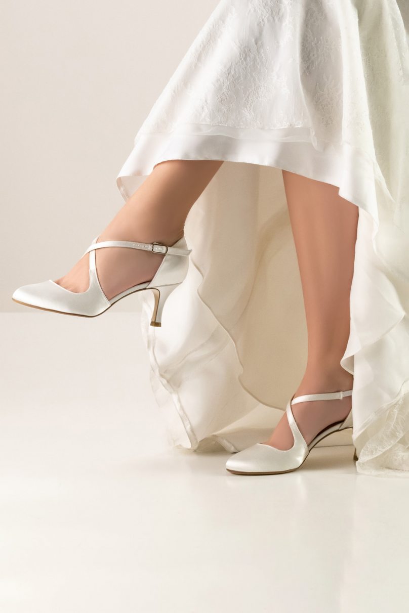 Dámské svatební taneční boty Werner Kern model India LS/Satin white