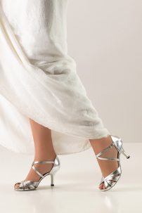 Туфли для танцев Werner Kern модель Yolanda/Nappa leather silver