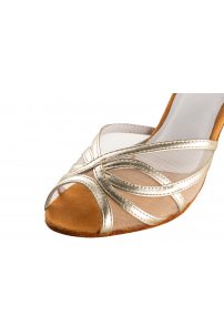 Ladies latin dance shoes by Werner Kern style Adele/Nappa gold