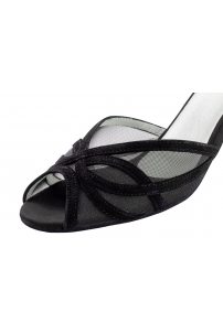 Ladies latin dance shoes by Werner Kern style Adele/Suede black
