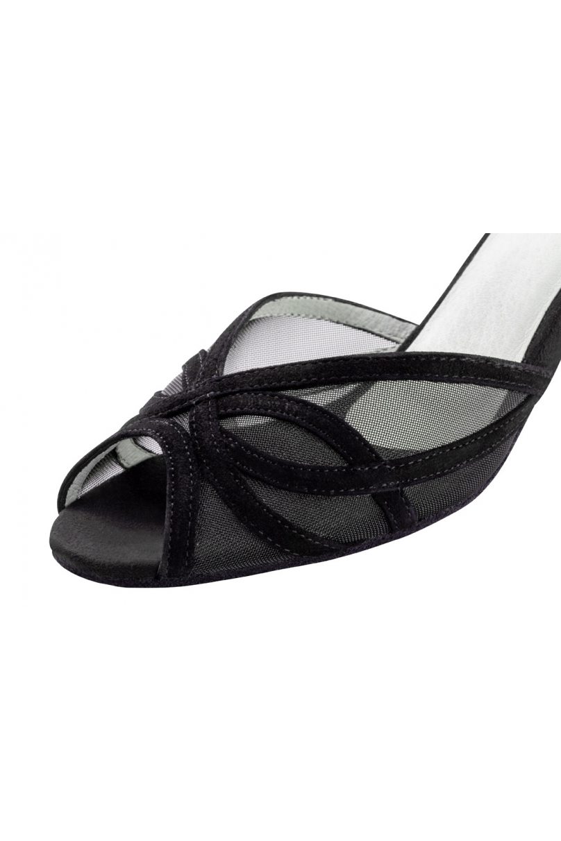 Ladies latin dance shoes by Werner Kern style Adele/Suede black