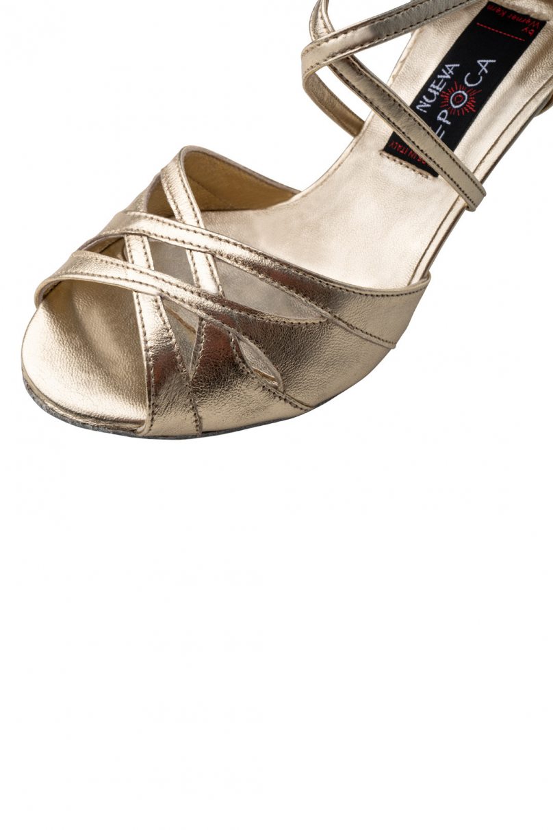 Women's dance shoes Cleo/Chevro platin for Argentine tango, salsa, bachata by Werner Kern