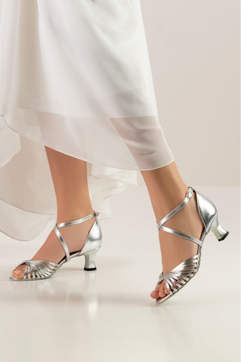 Social dance shoes Werner Kern model Mary/Chevro silver