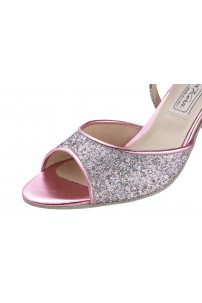 Social dance shoes Werner Kern model Alina/Glitter multi rose