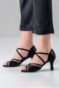 Social dance shoes Werner Kern model Avery/Stella glitter black