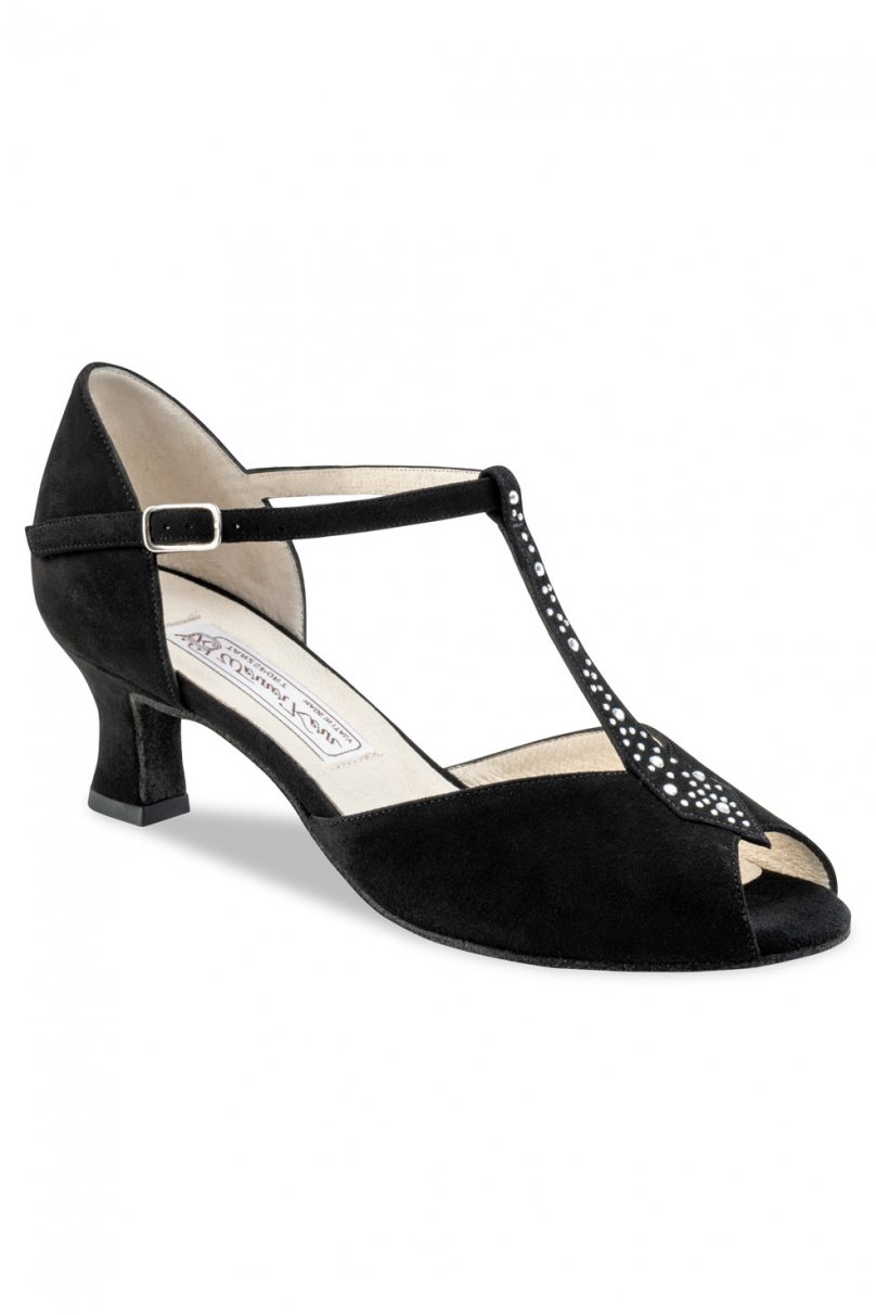 Social dance shoes Werner Kern model Claudia/Suede black